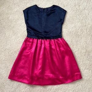 Miss b (Busy Bees brand) navy an pink party dress. Kids size 10.